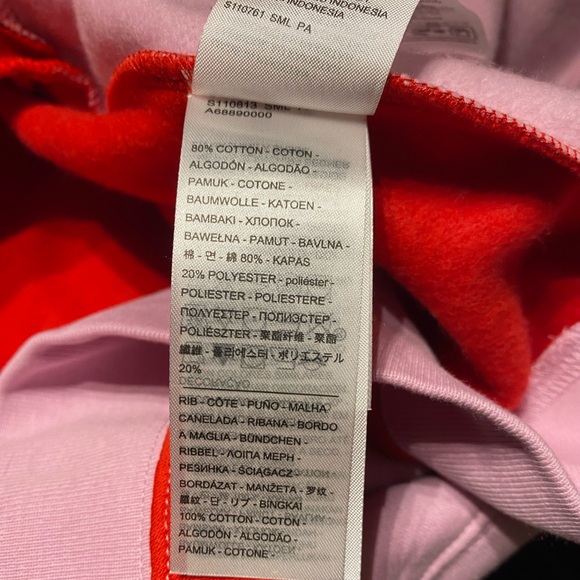Large Brand new Levi’s Red and Pink Cotton Blend Garment - Picture 7 of 8